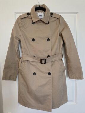 Classic Double-Breasted Trench Coat